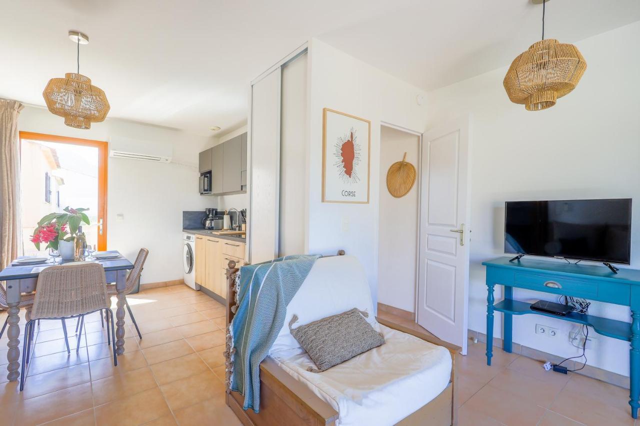 Capra Scorsa - Appt Vue Mer Et Piscine Partagee Belgodère Extérieur photo