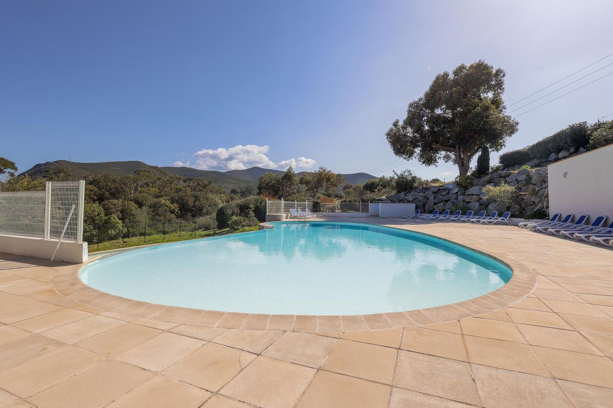 Capra Scorsa - Appt Vue Mer Et Piscine Partagee Belgodère Extérieur photo